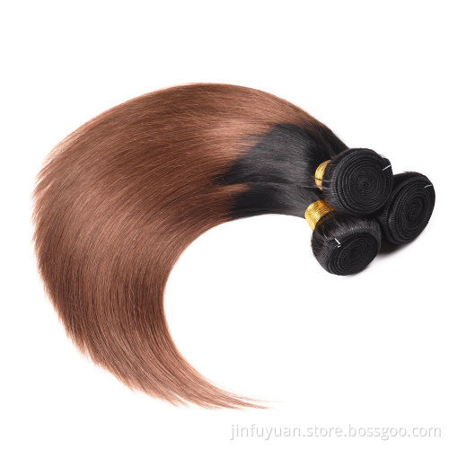 Most Popular Ombre hair 1b/brown Hair Weave Bundles,Cheap Human Hair Bundles